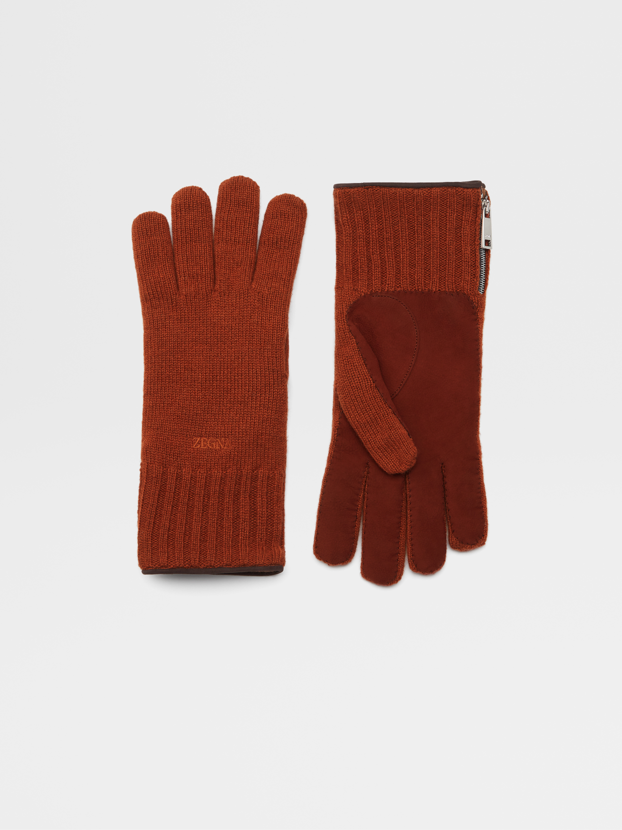 Red Oasi Cashmere Gloves